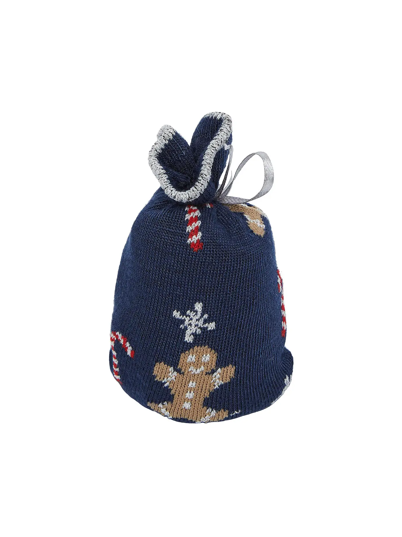 PIECES | Socken  PCJINGLE cloud dancer/light gold lurex snow | dunkelblau